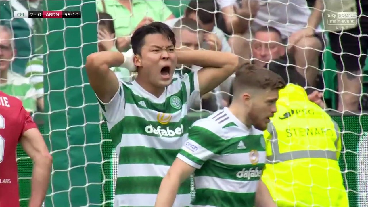 Celtic Vs Aberdeen 2 half