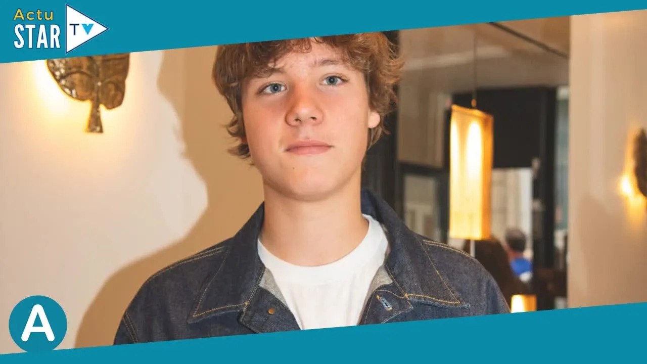 Marc Lavoine et Sarah Poniatowski : Leur adolescent Roman s'éclate en famille devant Vincent Pérez a