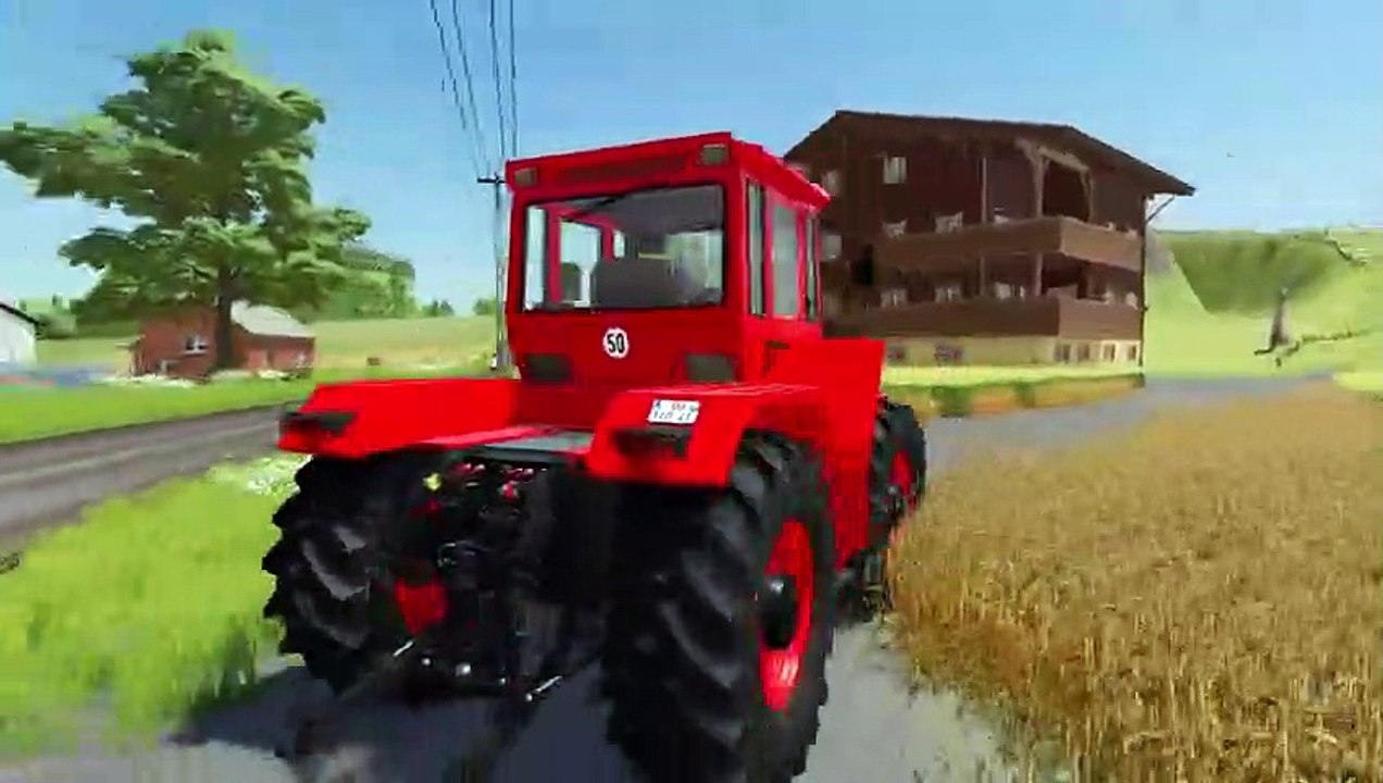 Farming Simulator 22 081 - COLORED MERCEDES-BENZ TRACTORS DEATH RUN