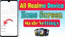 আপনার Mobile ~ এ Home Screen  Mode পরিবর্তন করুন || All Realme Device Home Screen Mode Settings