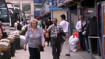 Otogarda ikinci tur seçim yoğunluğu