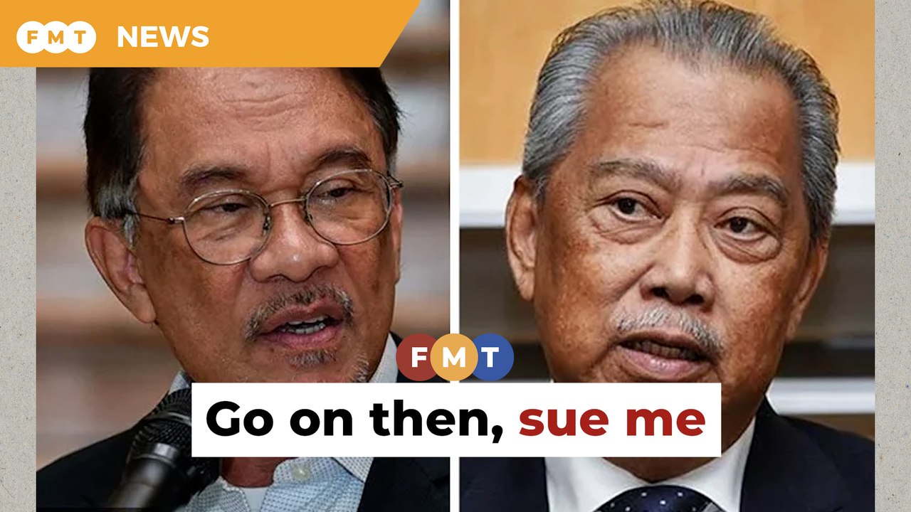 Go ahead, take action against me, Anwar tells Muhyiddin - video Dailymotion