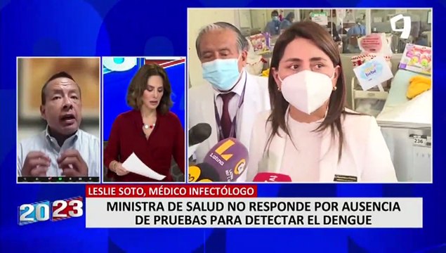 Infectólogo Leslie Soto: “El 90 % de personas que van a tener dengue serán sin signos de alarma”