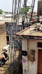 video: राजस्थान में तूफान से इस जिले में मोबाइल का टावर उखड़ा, 65 फीडर हुए थे बंद