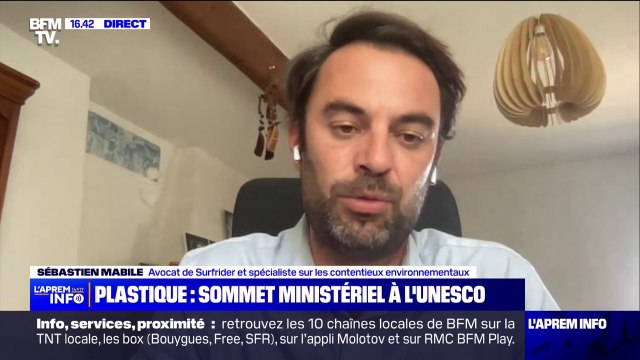 Pollution: Le plastique a contaminé l'ensemble des écosystèmes , alerte maître Sébastien Mabile, avocat de Surfrider Foundation