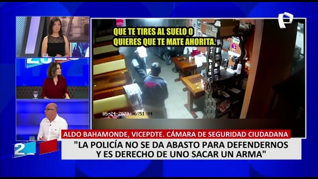 Aldo Bahamonde: “No soy promotor del uso de armas, soy promotor del derecho a defenderse