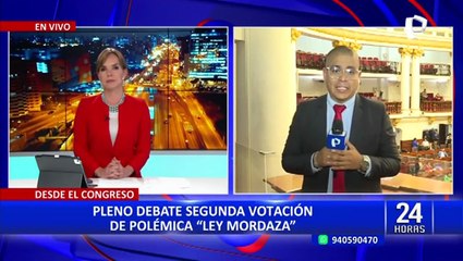 'Ley mordaza': Congreso pasa a cuarto intermedio proyecto que afecta libertad de prensa