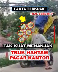 Truk Oleng bermuatan saat dijalan menanjak di dsamarinda viral