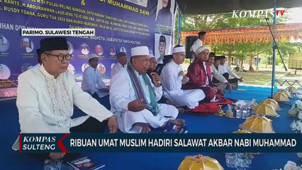 Ribuan Umat Muslim Hadiri Salawat Akbar Nabi Muhammad saw