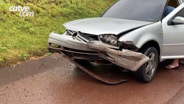 Mulher fica ferida em acidente PRC-467 em Cascavel