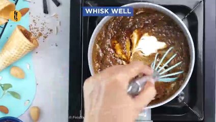 Butterscotch  cream lce Summer Special Recipe by Food Fusion