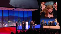 Justine Triet a décroché la Palme d'Or lors du 76e Festival de Cannes et a prononcé un discours contre la réforme des retraites.