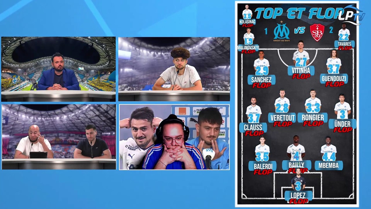 OM 1-2 Brest : les flops