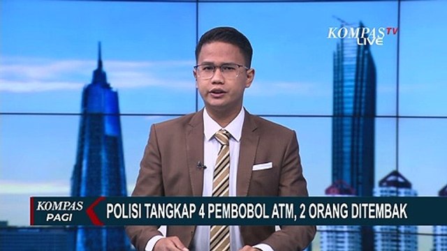 Polisi Tangkap 4 Pembobol Mesin ATM di Balikpapan, 2 Orang Ditembak!