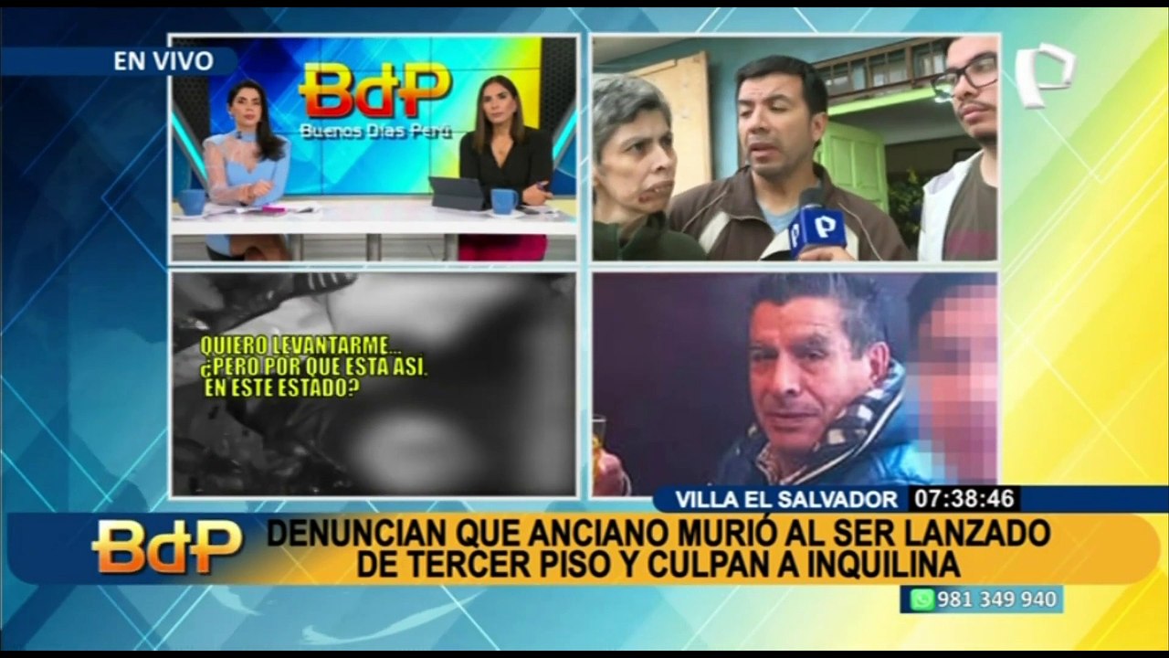 VES: Acusan a inquilina de lanzar a anciano de tercer piso y causarle la muerte