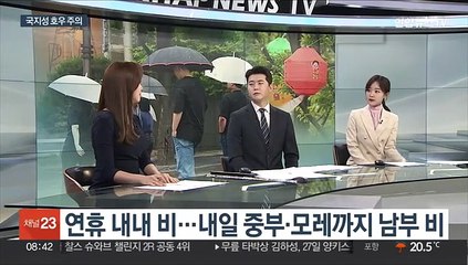 [일요와이드] 부처님오신날 연휴 내내 비…최고 100㎜ 많은 비