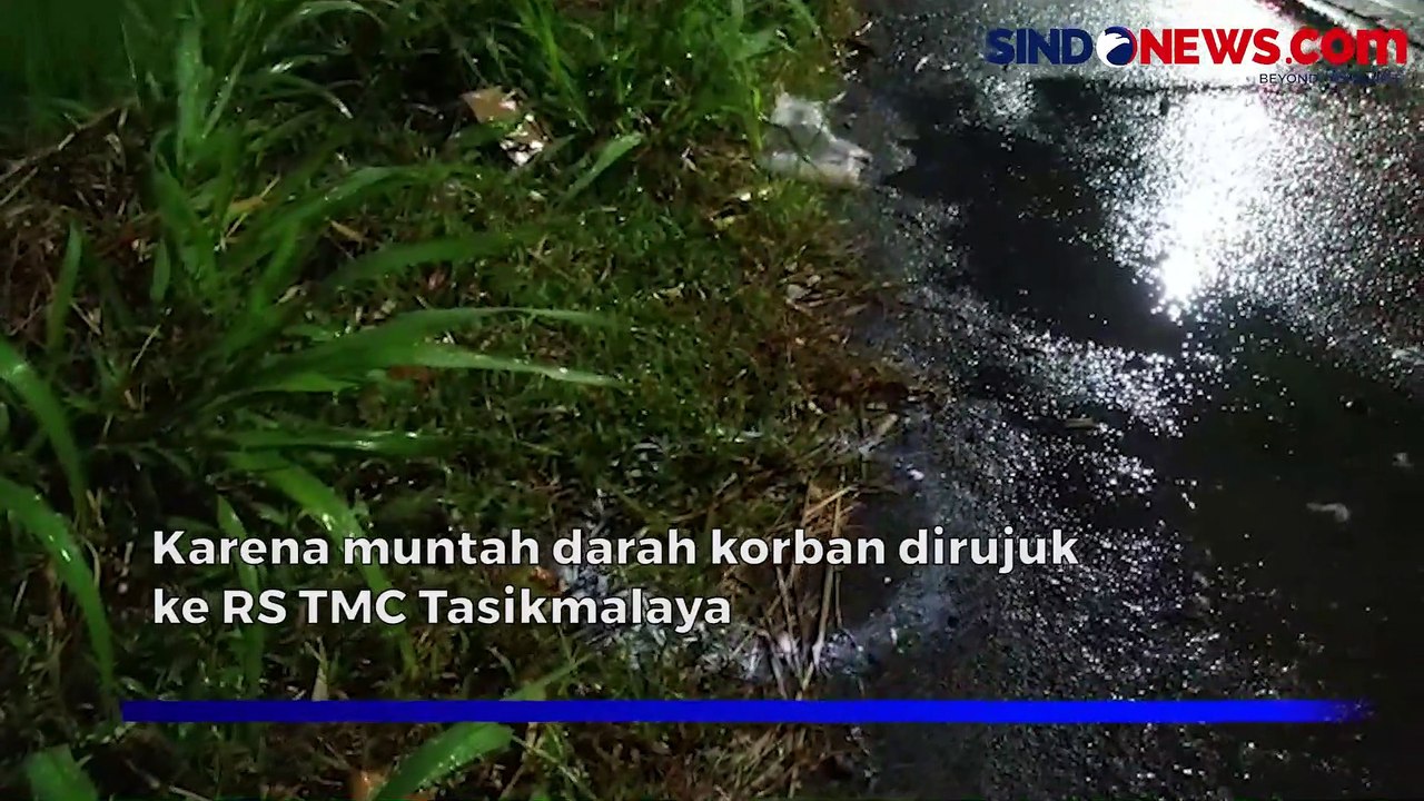 Viral! Santri Luka Parah Terserempet Moge di Ciamis
