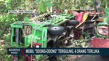 Mobil Odong-Odong di Klaten Jawa Tengah Terguling, 4 Orang Terluka