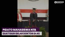 Menyentuh Hati! Ini Pidato Mahasiswa Asal NTB saat Sabet Gelar Doktor di Amerika