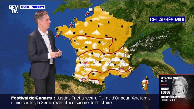 Météo: un temps ensoleillé ce dimanche au nord, orageux au sud