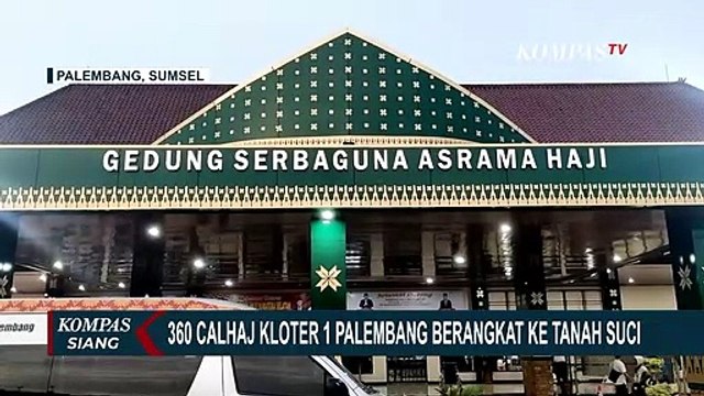 360 Calon Haji Kloter 1 Embarkasi Palembang Diberangkatkan ke Tanah Suci