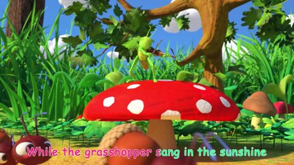 The Ant and the Grasshopper CoComelon Nursery Rhymes Kids Songs