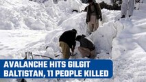Gilgit-Baltistan region hit by an avalanche, 11 nomadic people lose their lives | Oneindia News