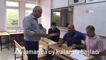 Adıyaman'da oy kullanımı başladı