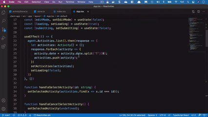 MobX - Refactoring the app to use MobX