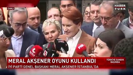 Oy kullanan Meral Akşener'den ilk sözler: Allah inşallah gönlümüzdekini nasip eder
