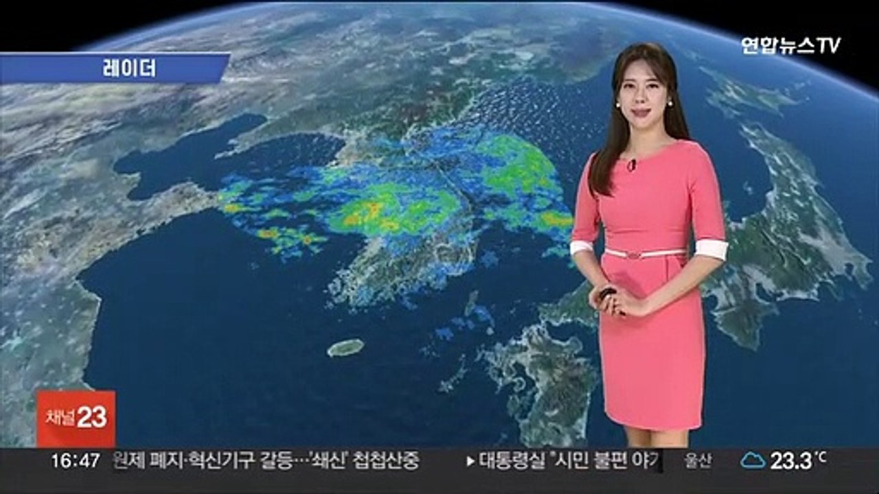 [날씨] 비 내리며 더위 주춤…내일까지 전국 '비'