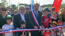 Le maire de Montpellier, Michaël Delafosse, inaugure le nouveau skatepark de Montpellier