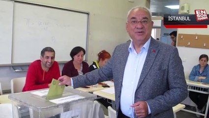 DSP Genel Başkanı Aksakal oyunu Üsküdar'da kullandı