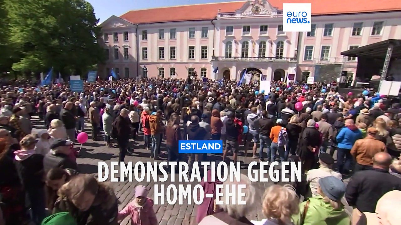 Estland: Demonstration vor Parlament gegen Homo-Ehe