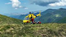 Rescatan a un montañero accidentado en Monte Castro Valnera