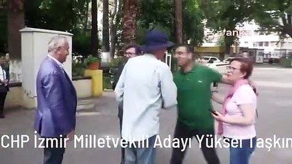 CHP İzmir Milletvekili Adayı Yüksel Taşkın oyunu kullandı