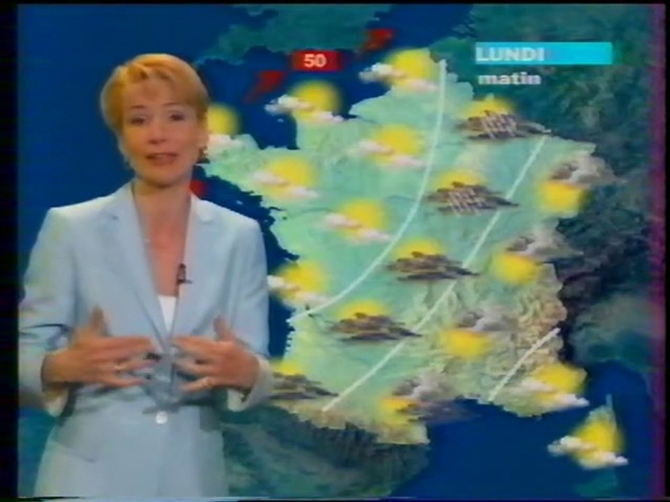 France 2 - 9 Mai 1999 - Météo (Nathalie Rihouet), teasers, pubs