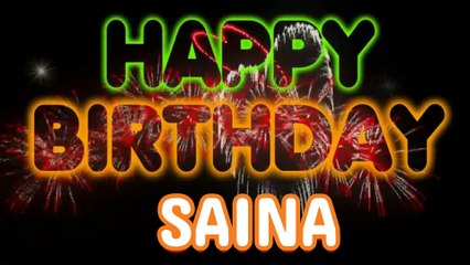 SAINA Happy Birthday Song – Happy Birthday SAINA - Happy Birthday Song - SAINA birthday song