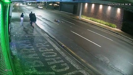 Vídeo mostra momento que mulher morre atropelada no centro de Cascavel