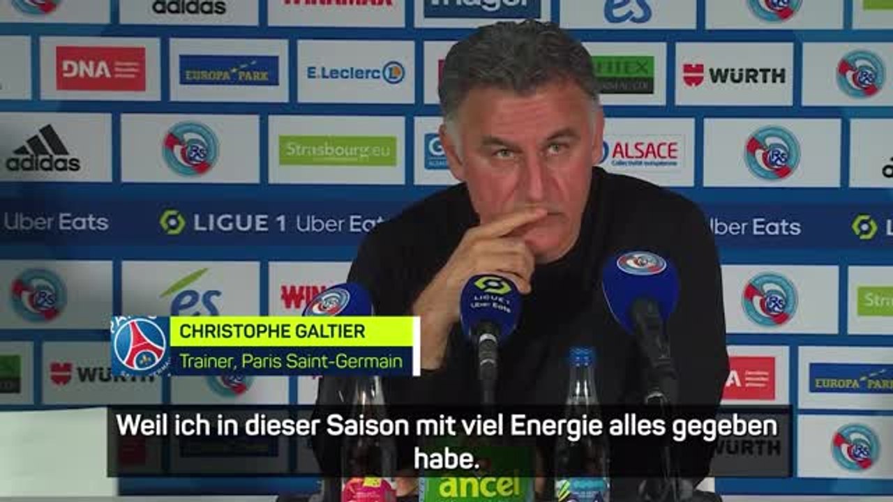 Galtier: 'Habe es verdient bei PSG zu bleiben'