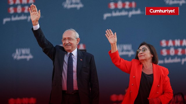 Cumhurbaşkanı Adayı Kemal Kılıçdaroğlu, Eşi Selvi Kılıçdaroğlu ile Birlikte Oy Kullanıyor