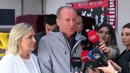 Muharrem İnce, oy kullandı: Siyasi değerlendirmeyi birkaç gün sonra yapacağım