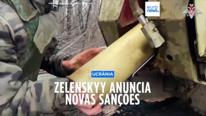 Volodymyr Zelenkyy anuncia sanções a mais 220 empresas e 51 indivíduos