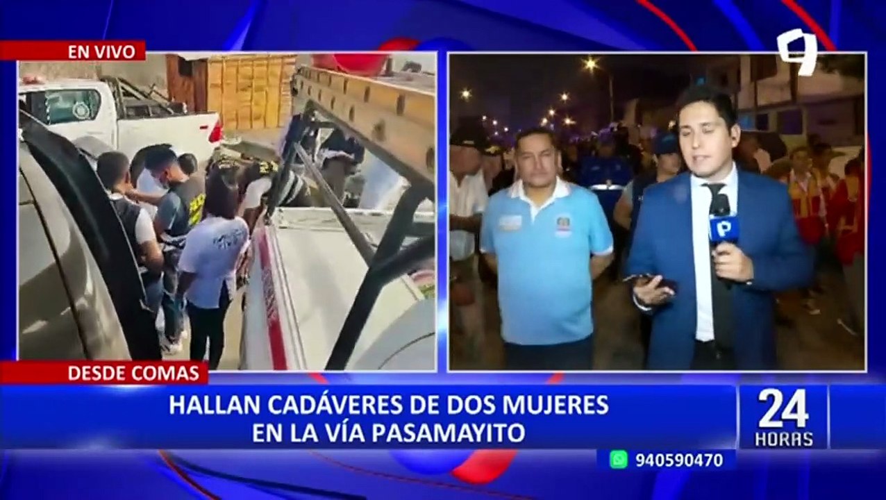 Comas: hallan cadáveres de dos mujeres en acantilado de vía Pasamayito