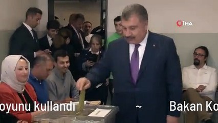 Bakan Koca, oyunu kullandı