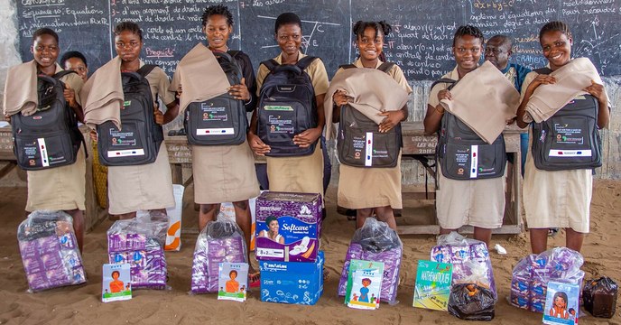 PASAJ : des fournitures scolaires pour la rentrée 2023 aux meilleures élèves vulnérables de Ouidah et Allada