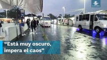 Cuatro caminos, “ruleta rusa” para pasajeros