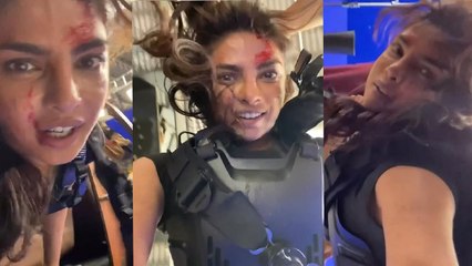 प्रियंका चोपड़ा वेबसेरीज़ सिटाडेल के सेट पर हुआ बुरा हाल , वीडियो वायरल | देखे वीडियो