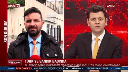 Başakşehir'de halk sandık başında
