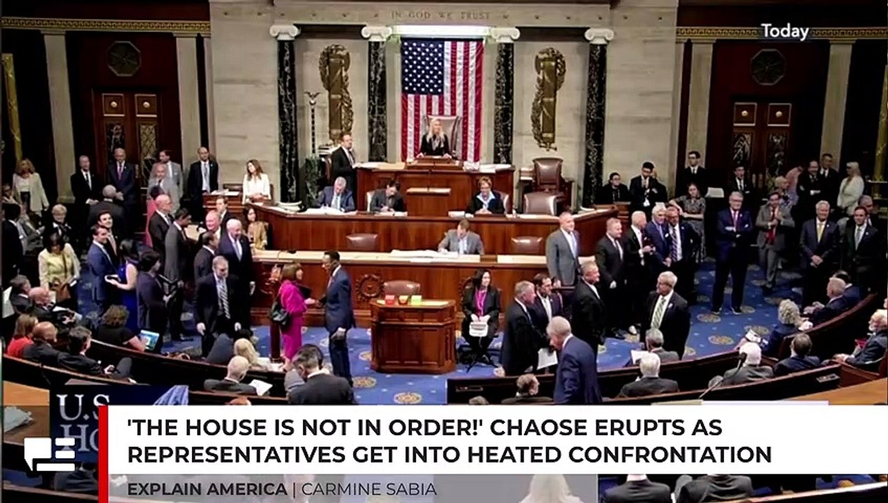 'The House Is Not In Order!' Chaos Erupts As Representatives Get Into Heated Confrontation
